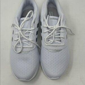 Preowned Adidas Cloudfoam Super White Sneakers